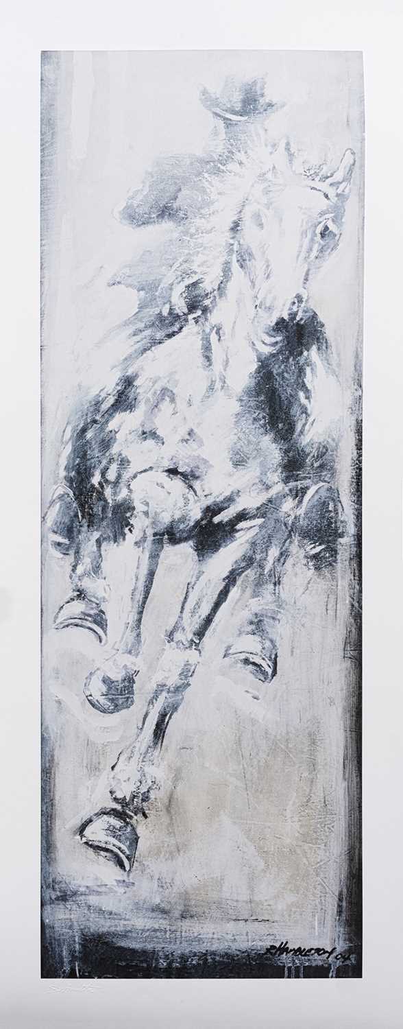 Lot 254 - Richard Hambleton (Canadian 1952-2017), 'Horse & Rider - White', 2018