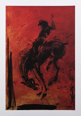 Lot 253 - Richard Hambleton (Canadian 1952-2017), 'Horse & Rider - Red', 2018