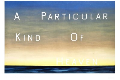 Lot 81 - Ed Ruscha (American 1937-), 'A Particular Kind Of Heaven', 1983