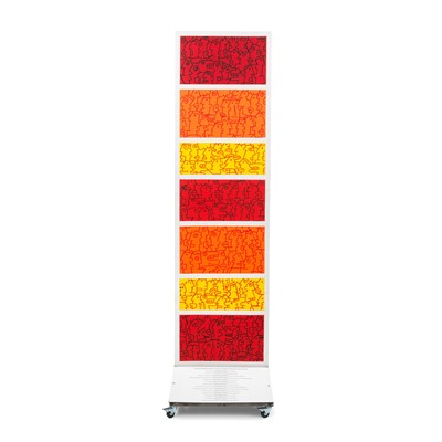 Lot 187 - Thierry Noir (French 1958-), 'Scarecrow - Berlin', 2008