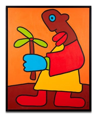 Lot 277 - Thierry Noir (French 1958-), 'I Will Be Able to Dance the Twist (Je me sens bien dans mes nouvelles Chaussures. Je pourrai danser le Twist)', 2003