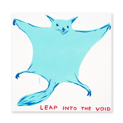 Lot 55 - David Shrigley (British 1968-), 'Leap Into The Void', 2023