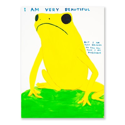 Lot 54 - David Shrigley (British 1968-), 'I Am Very Beautiful', 2025