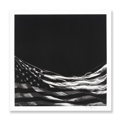 Lot 91 - Robert Longo (American 1953-), 'Untitled (Falling Flag)', 2025