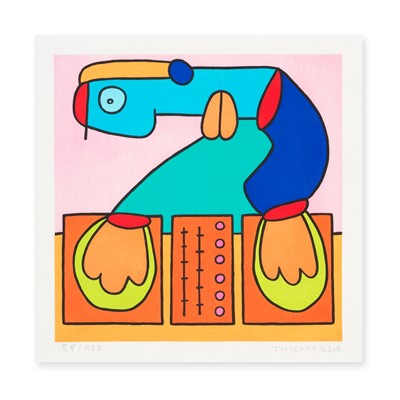 Lot 188 - Thierry Noir (French 1958-), 'The Energy Of The Dance Floor Comes Straight Back To My Ears', 2025