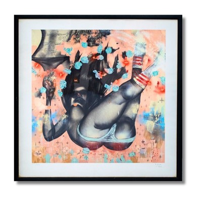 Lot 35 - David Choe (American 1976-), 'Falling For Grace', 2008
