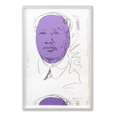 Lot 117 - Andy Warhol (American 1928-1987), 'Mao (Wallpaper)', 1974