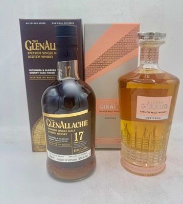 Lot 61 - 4 bottles Mixed Scotch and French Whiskies