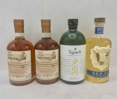 Lot 68 - 7 bottles Mixed International Whiskies