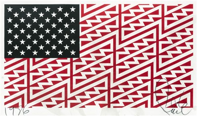 Lot 156 - Faile (Collaboration) ‘Star Spangled Shadows’, 2009