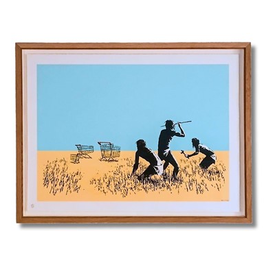 Lot 162 - Banksy (British 1974-), ‘Trolleys (Colour)’, 2007