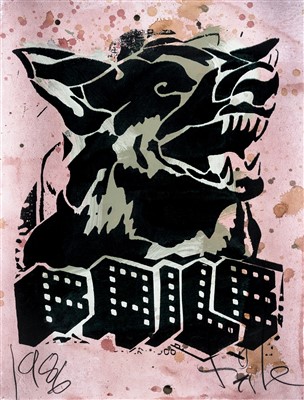 Lot 155 - Faile (Collaboration) ‘Faile Dog II', 2006