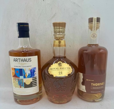 Lot 76 - 5 bottles Mixed International Whiskies