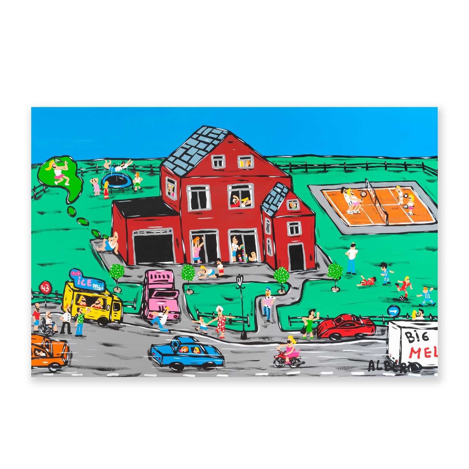 Lot 4 - Albert Willem (Belgian 1979-), 'Joy In The Garden', 2022
