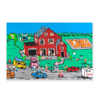 Lot 4 - Albert Willem (Belgian 1979-), 'Joy In The Garden', 2022
