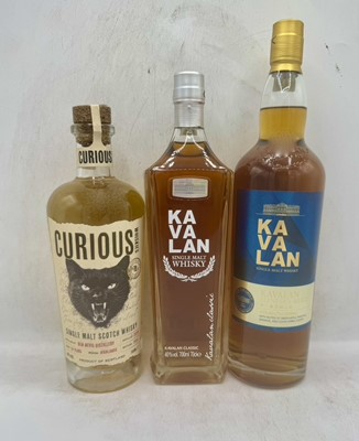 Lot 101 - 3 bottles Mixed Ben Nevis and Kavalan