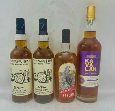 Lot 105 - 4 bottles Mixed International Whisky