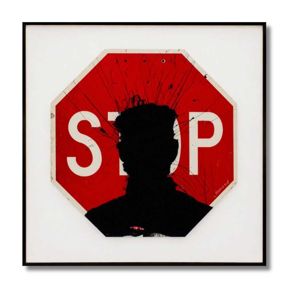 Lot 214 - Richard Hambleton (Canadian 1952-2017), 'Stop Sign', 2018
