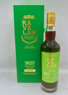 Lot 160 - 1 bottle Kavalan Solist Port Single Cask