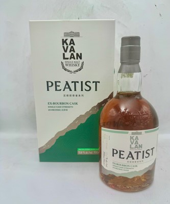 Lot 165 - 1 bottle Kavalan Peatist Ex-Bourbon Cask