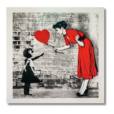 Lot 211 - Mr Brainwash (French 1966-), 'Love Catcher (Red)', 2023