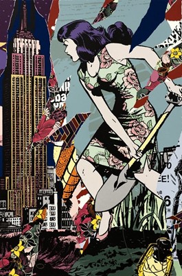 Lot 196 - Faile (Collaboration), 'Bad Seeds', 2016