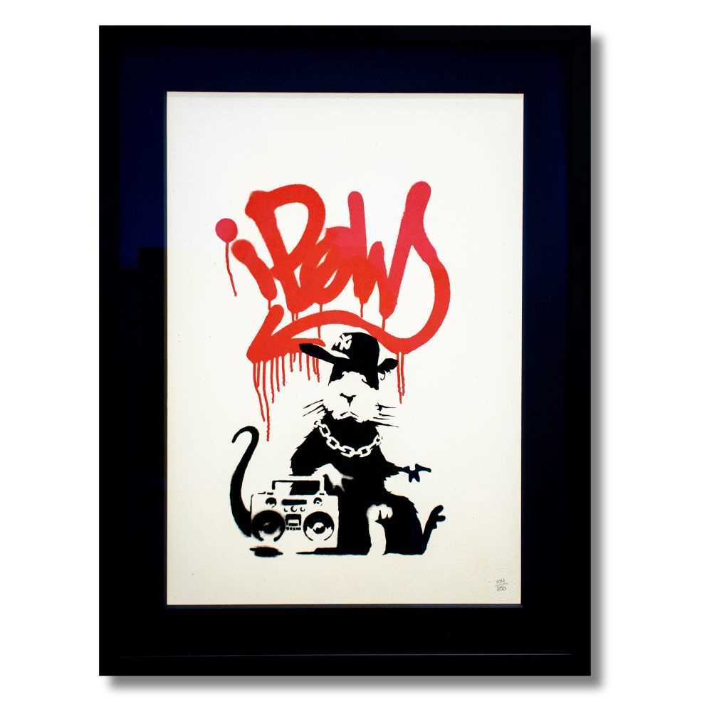 Lot 161 - Banksy (British 1974-), ‘Gangsta Rat’, 2004