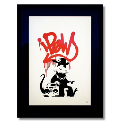 Lot 161 - Banksy (British 1974-), ‘Gangsta Rat’, 2004