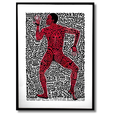 Lot 176 - Keith Haring (American 1958-1990), 'Into 84', 1983