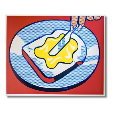 Lot 96 - Roy Lichtenstein (American 1923-1997), 'Mustard On White', 1963/2013