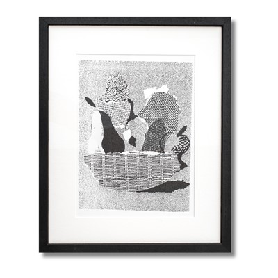 Lot 45 - David Hockney (British 1937-2026), 'Black & White Fruit Bowl', 1990