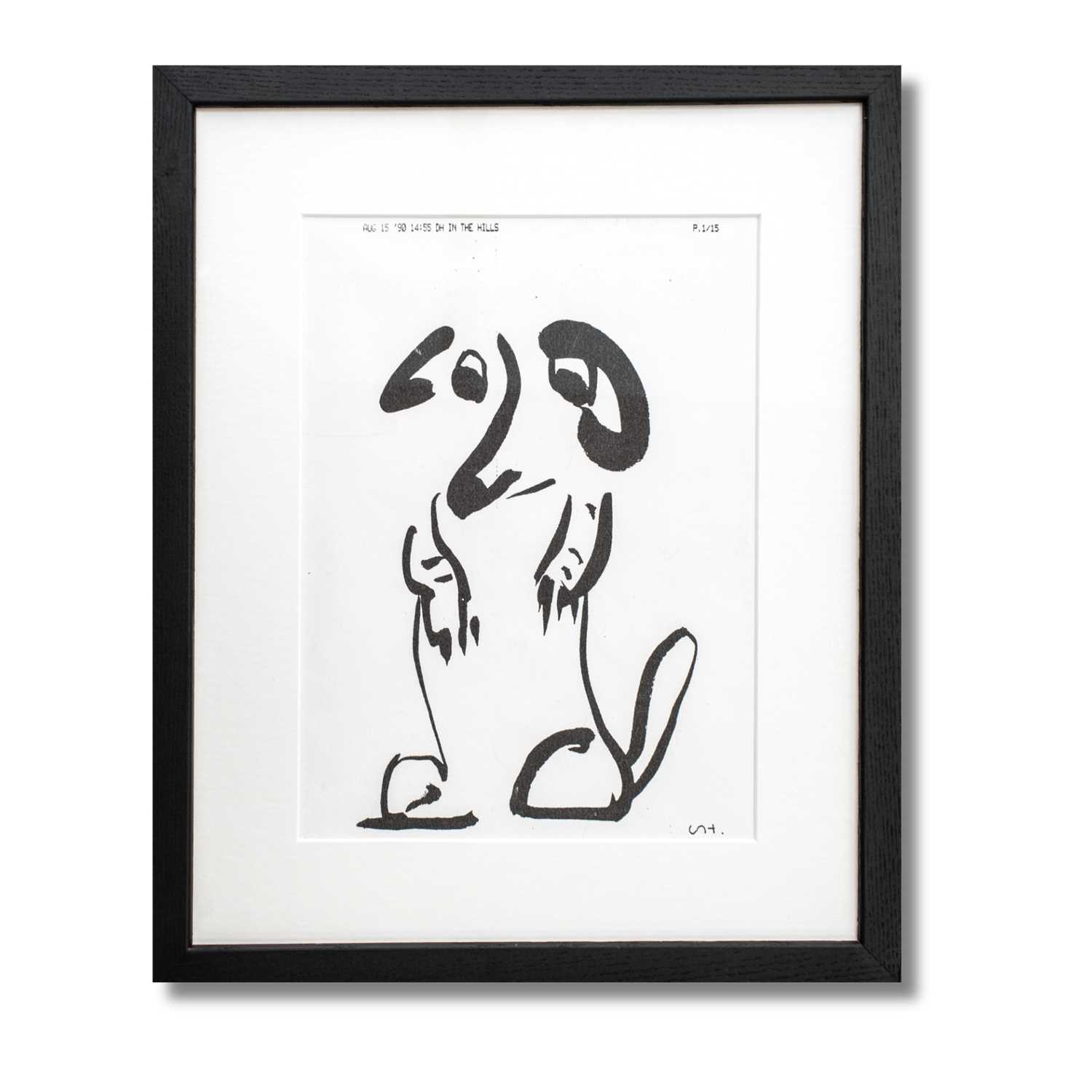 Lot 51 - David Hockney (British 1937-2026), 'Stanley Sitting Up', 1990