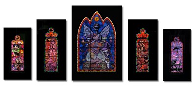 Lot 172 - Jamie Hewlett (British 1968-), 'Stain Glass Window', 2005