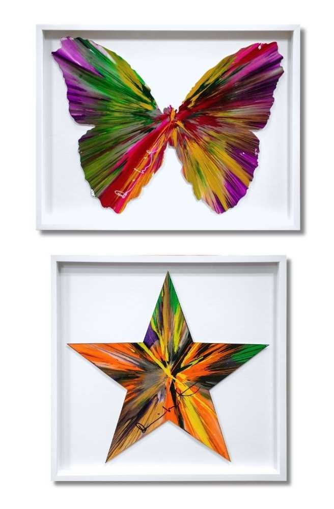 Lot 130 - Damien Hirst (British 1965-), 'Spin Butterfly & Star', 2009