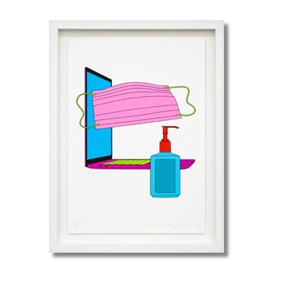Lot 80a - Michael Craig-Martin (British 1941-), 'Hands Face Space', 2021