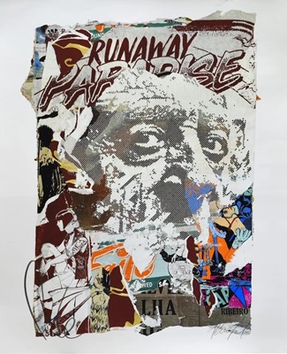 Lot 197a - Faile & Vhils (Collaboration), 'Substrata', 2021
