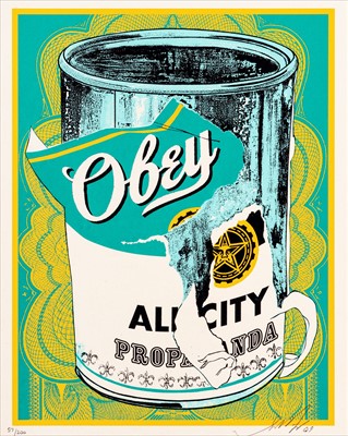 Lot 277 - Shepard Fairey (American b.1970), ‘Soup Can II’, 2009