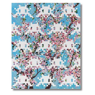 Damien Hirst & Invader (Collaboration), 'Invaded Blossom', 2026