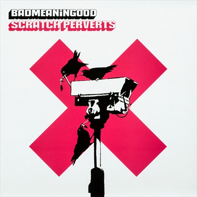 Lot 66 - Banksy (British 1974-), 'Badmeaninggood - Scratch Perverts', 2003