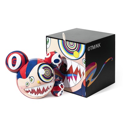 Lot 73 - Takashi Murakami " Mr Dob ( red / blue ) 2016