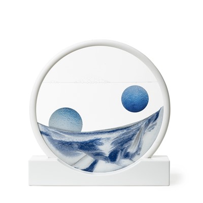 Lot 22 - Daniel Arsham (American b.1980), 'Sand Circle Blue'