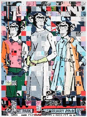 Lot 191 - Faile (Collaboration), 'Fashion Chimps NYC', 2011