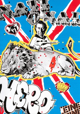 Lot 151 - Ben Eine (British b.1970), 'National Hero', 2001