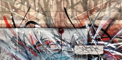 Lot 268 - Saber (American b.1976), 'Union Jacked (HPM)', 2014