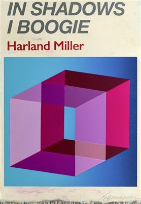 Lot 25 - Harland Miller (British b.1964), 'In Shadows I Boogie (Blue)', 2019