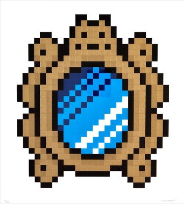 Lot 377 - Invader (French b.1969), 'Versailles (Blue)', 2018