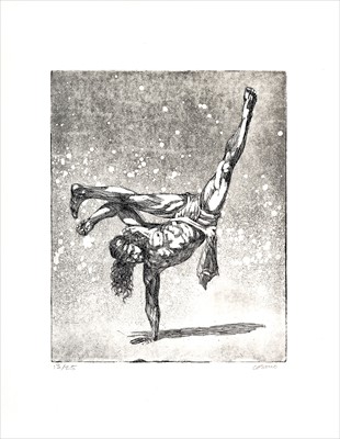 Lot 162 - Cosmo Sarson (British), 'Single Arm Handstand Foot Grab', 2017