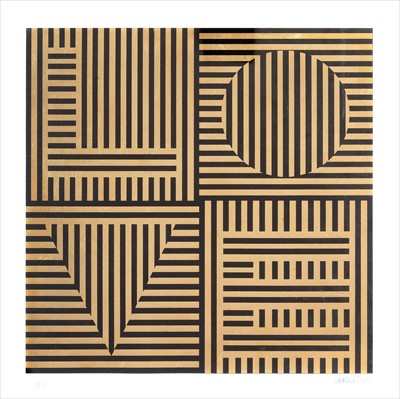 Lot 12 - Carl Cashman (British), 'Love Hurts (Gold Leaf)', 2015