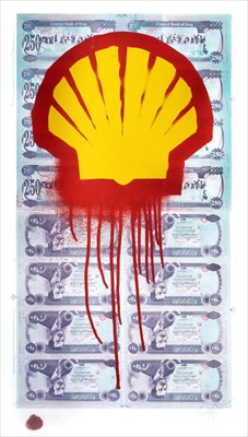 Lot 147 - Beejoir (British b.1979), 'Shell Blood For Oil', 2007