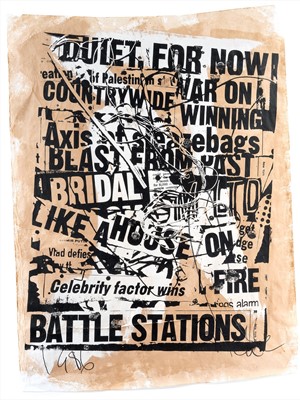 Lot 188 - Faile (Collaboration), 'Quiet For Now', 2007